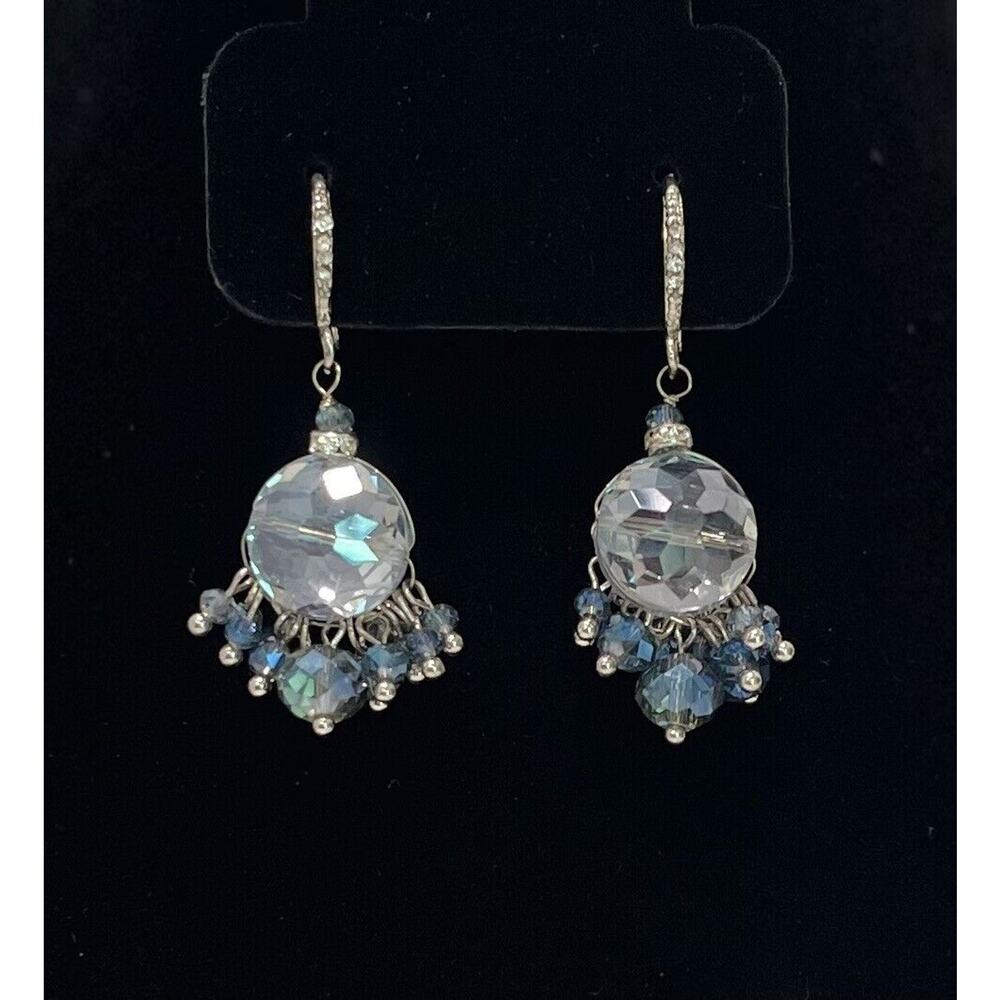 Mia Craft Handmade Blue Iridescent Earrings ~ by Kim Min Sun 🌻NEW🌻